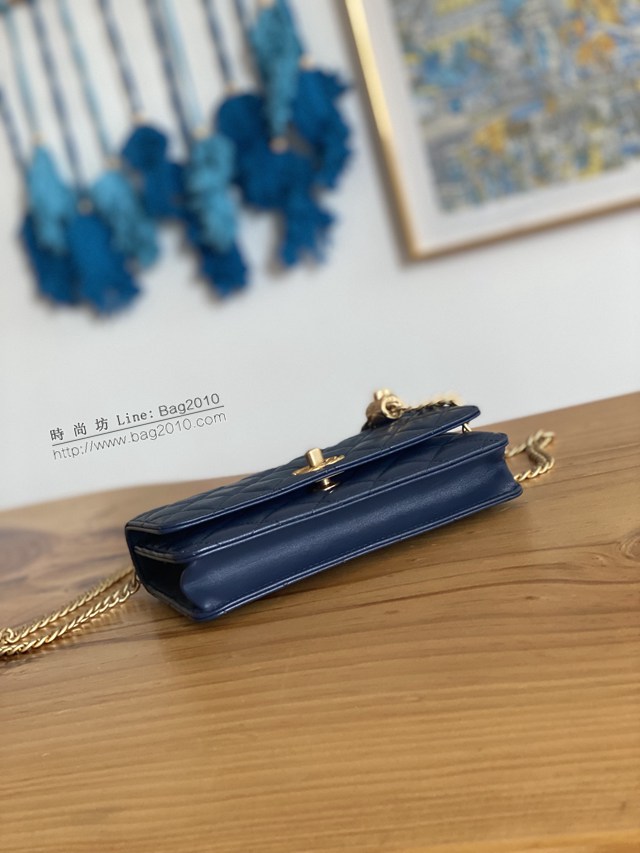 Chanel專櫃最新版本鏈子小包 香奈兒小金球woc鏈條單肩斜挎女包 djc4584